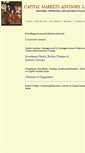 Mobile Screenshot of capitalmarketsadvisors.com